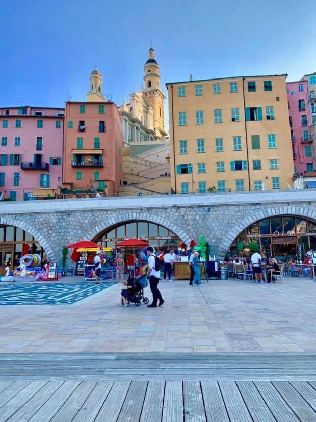 Ferienwohnung Les Sablettes Menton Exterior foto